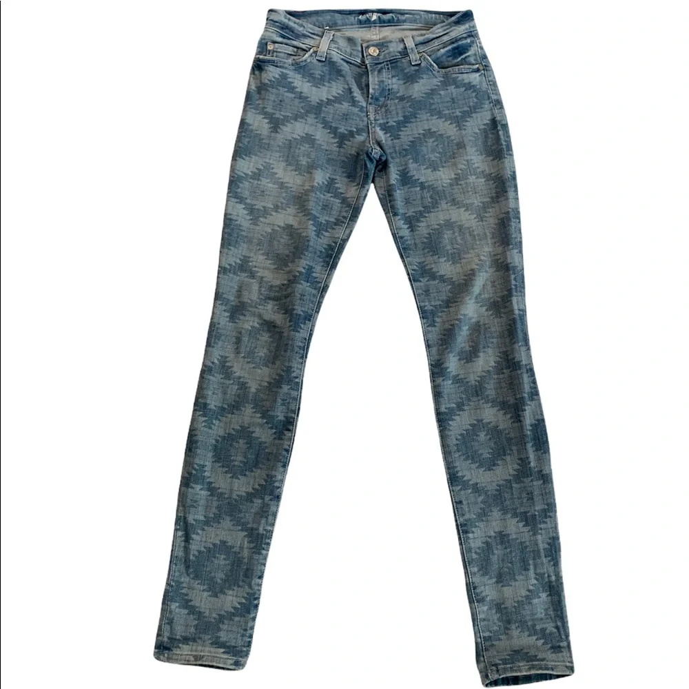 7 For All Mankind The Skinny Jeans Size 26 - Picture 2 of 16